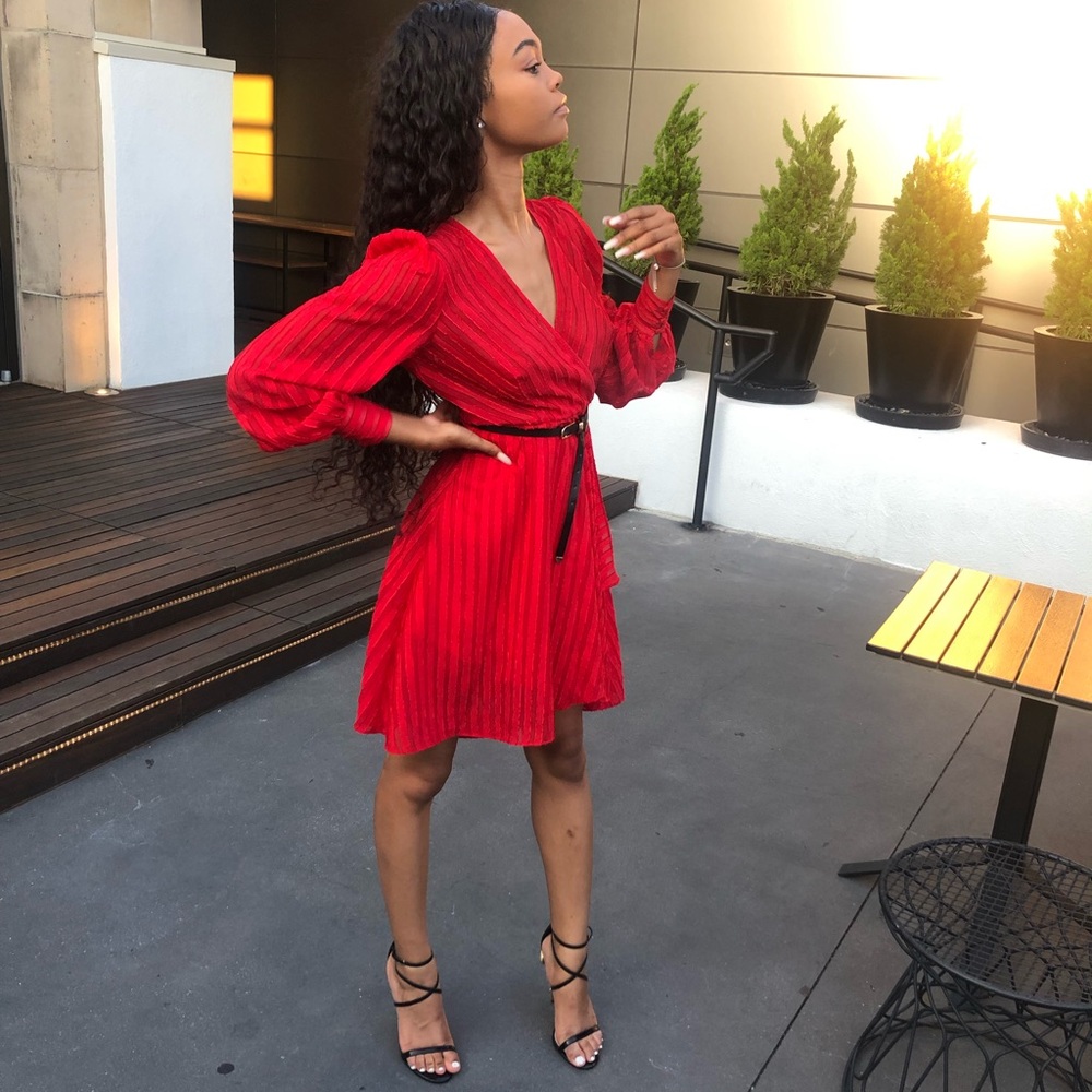 Red Calvin Klein Dress